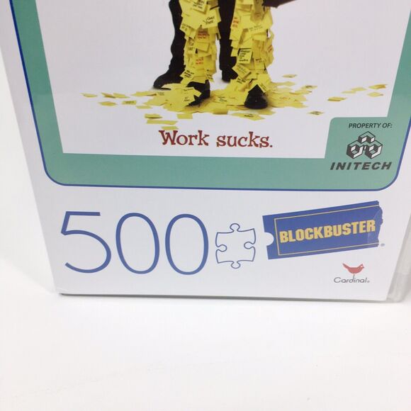Office Space Movie Poster 500 Piece Jigsaw Puzzle 18" x 24" Blockbuster Cardinal - Picture 2 of 5